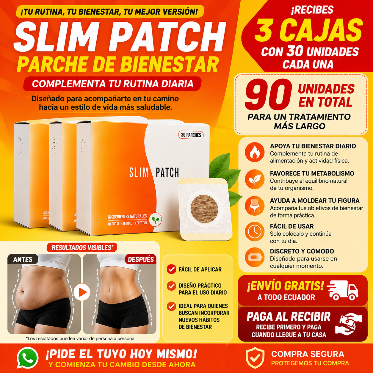 Parche de Bienestar Diario 3x1